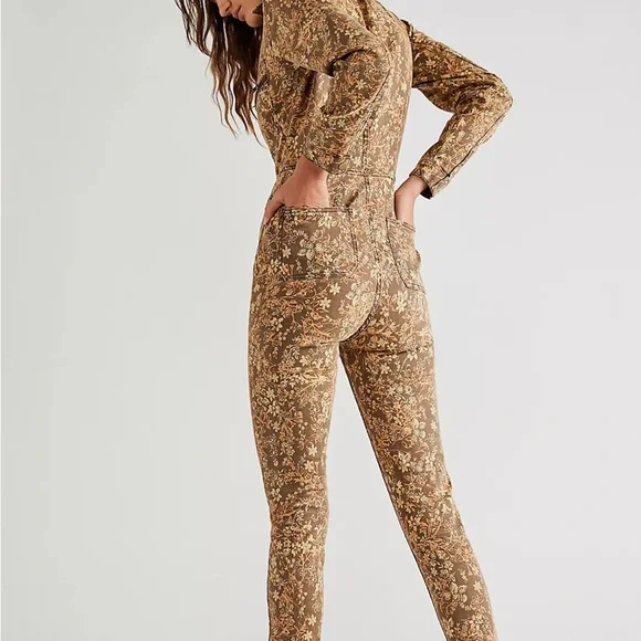 Free People Lennox Printed Jumpsuit - Picture 3 of 9